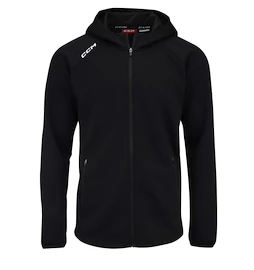 CCM LOCKER ROOM FLEECE FULL ZIP HOODIE black Gyerek-melegítőfelső