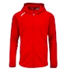 CCM  LOCKER ROOM FLEECE FULL ZIP HOODIE red Gyerek-melegítőfelső