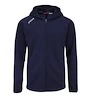 CCM  LOCKER ROOM FLEECE FULL ZIP HOODIE true navy Férfi-melegítőfelső