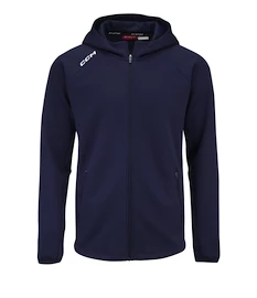 CCM LOCKER ROOM FLEECE FULL ZIP HOODIE true navy Gyerek-melegítőfelső