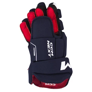 CCM Next Navy/White Senior Hokikesztyűk 15 hüvelyk