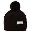 CCM  Pom Casual Black Senior Kötött sapka