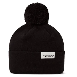 CCM Pom Casual Black Senior Kötött sapka