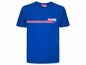 CCM  SS Vintage Retro Block 3 Tee Royal Férfipóló