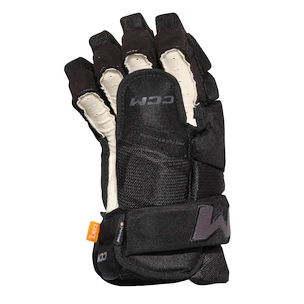 CCM Tacks 4 ROLL PRO 3 Black/Grey Senior Hokikesztyűk 14 hüvelyk