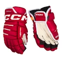 CCM Tacks 4 ROLL PRO 3 Red Senior Hokikesztyűk 13 hüvelyk