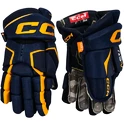CCM Tacks AS-V navy/sunflower Junior Hokikesztyűk