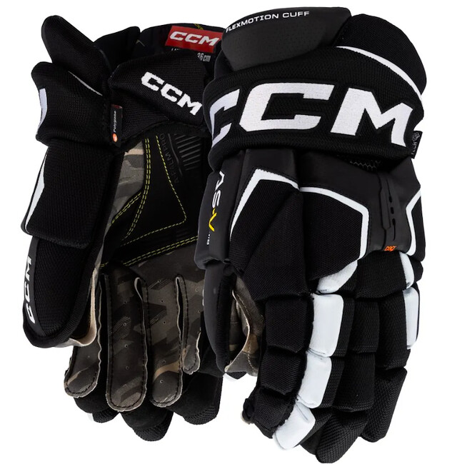 CCM  Tacks AS-V PRO black/white  Hokikesztyűk, Senior
