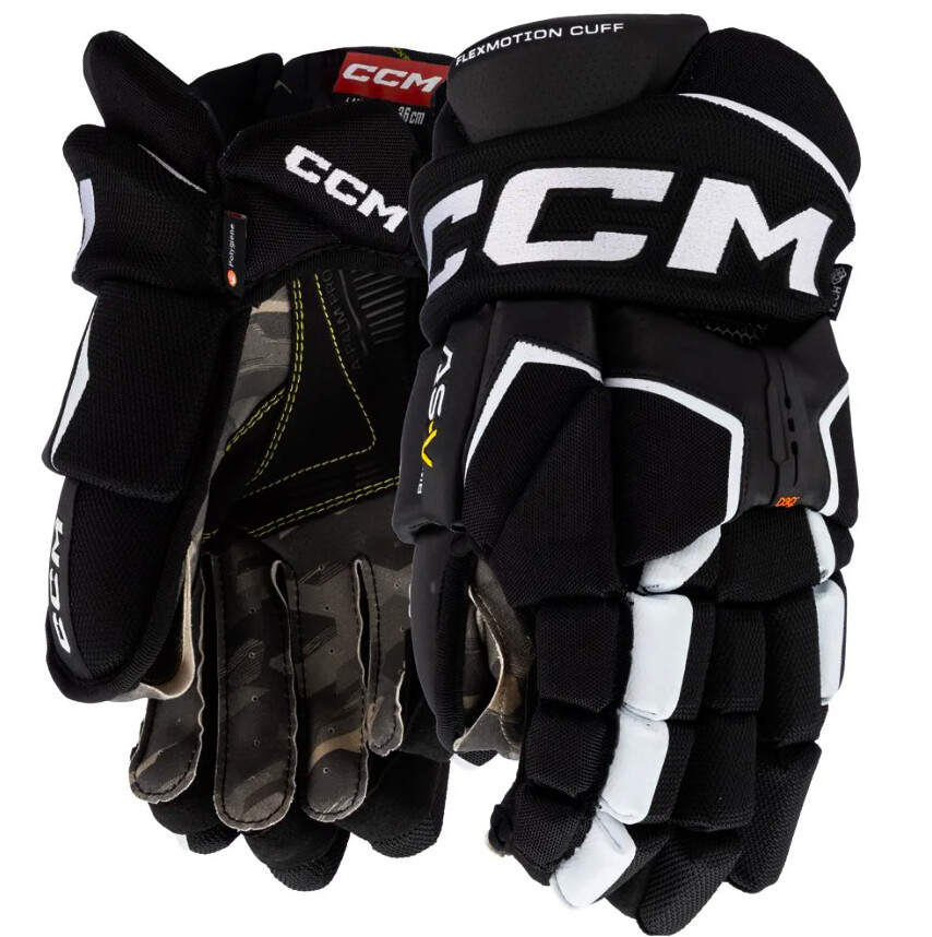 CCM  Tacks AS-V PRO black/white  Hokikesztyűk, Senior