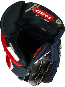 CCM Tacks AS-V PRO Navy/Red/White Junior Hokikesztyűk