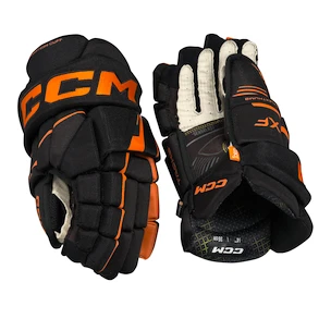 CCM Tacks XF Black/Orange Senior Hokikesztyűk 15 hüvelyk
