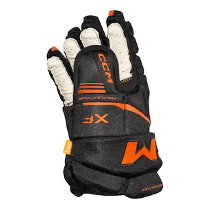 CCM Tacks XF Black/Orange Senior Hokikesztyűk 15 hüvelyk