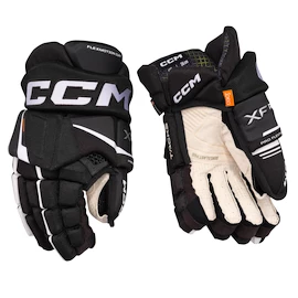 CCM Tacks XF Black/White Junior Hokikesztyűk