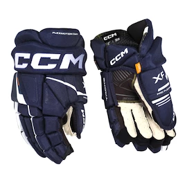 CCM Tacks XF Navy/White Junior Hokikesztyűk