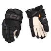 CCM Tacks XF PRO Black/Grey Junior Hokikesztyűk 11 hüvelyk