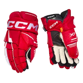 CCM Tacks XF Red/White Senior Hokikesztyűk