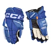 CCM Tacks XF Royal/White Senior Hokikesztyűk 13 hüvelyk