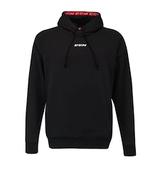 CCM Team Fleece Pullover Hoodie Black Férfi-melegítőfelső