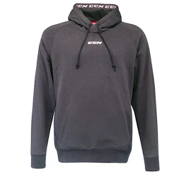 CCM Team Fleece Pullover Hoodie Dark Grey Férfi-melegítőfelső