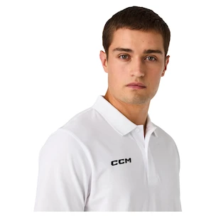 CCM  Team Polo White Férfipóló