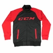 CCM Track Jacket Heather fekete/piros SR kabát