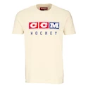 CCM Vintage Fall SS Tee Unbleached Férfipóló S