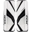 CCM YTflex 3 White/White/Black/Black Youth Kapus lábszárvédők 20 hüvelyk