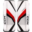 CCM YTflex 3 White/White/Red/Black Youth Kapus lábszárvédők 26 hüvelyk