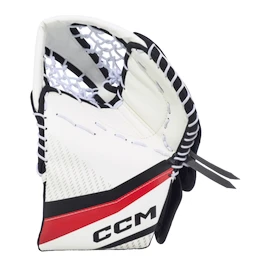 CCM YTflex 3 white/white/red/black Youth Lepkés kesztyű