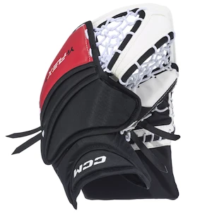 CCM YTflex 3 white/white/red/black Youth Lepkés kesztyű a jobb kézre (Full-right)