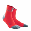 CEP 3.0 férfi rövid kompressziós zokni, piros