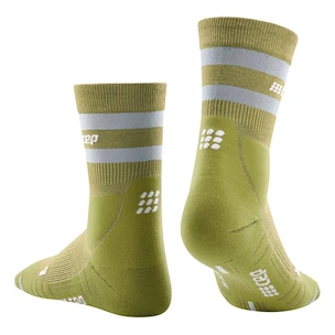 CEP  80s Hiking Mid Cut Olive/Grey  Kompressziós zokni férfiaknak