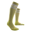 CEP  80s Hiking Olive/Grey  Kompressziós térdzokni férfiaknak