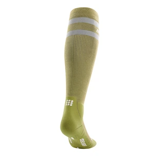 CEP  80s Hiking Olive/Grey  Kompressziós térdzokni férfiaknak