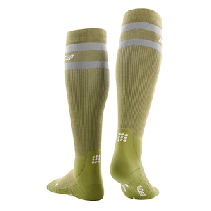 CEP  80s Hiking Olive/Grey  Kompressziós térdzokni férfiaknak