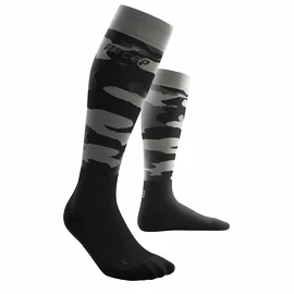 CEP  Black/Grey  Kompressziós térdzokni férfiaknak