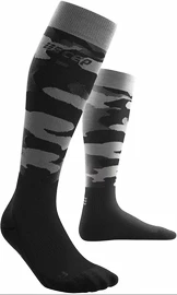 CEP  Black/Grey  Női kompressziós térdzokni