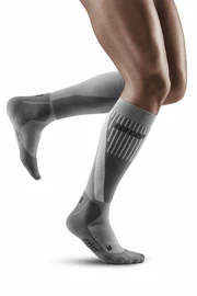 CEP Grey Férfi téli kompressziós zokni