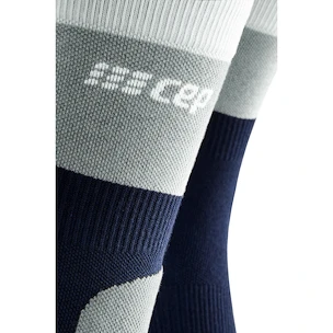 CEP Hiking Light Merino Mid Cut Marine Blue/Grey  Kompressziós zokni férfiaknak