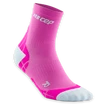 CEP  Pink/Light Grey  Női kompressziós zokni