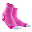 CEP  Pink/Light Grey  Női kompressziós zokni