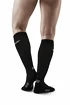 CEP  RECOVERY Black/Black  Kompressziós térdzokni férfiaknak