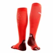CEP  Ultralight Lava/Dark Red  Kompressziós térdzokni férfiaknak