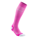 CEP  Ultralight Pink/Light Grey  Női kompressziós térdzokni