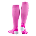 CEP  Ultralight Pink/Light Grey  Női kompressziós térdzokni