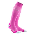 CEP  Ultralight Pink/Light Grey  Női kompressziós térdzokni