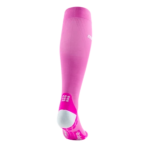 CEP  Ultralight Pink/Light Grey  Női kompressziós térdzokni