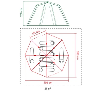 Coleman  Festival Octagon Sátor