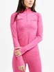 Craft  Core Dry Active Comfort Zip Pink Női póló