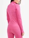 Craft  Core Dry Active Comfort Zip Pink Női póló
